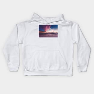 Moon gazing Kids Hoodie